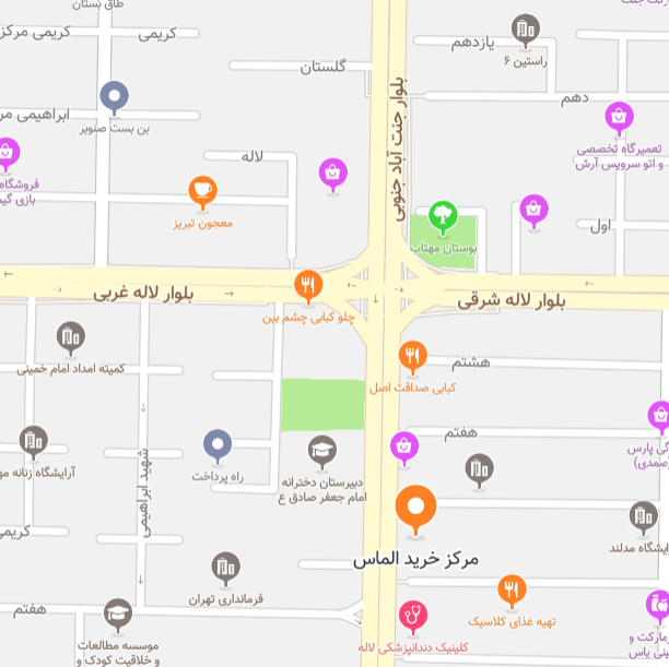 لوکیشن شرکت نانوجهان در بلد